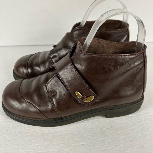 Naot Brown Leather Ankle Boots Classic Design 37 - Picture 6 of 10